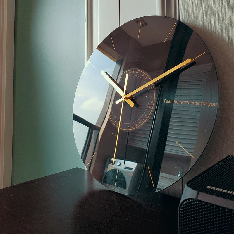 Luxury Silent Wall Clock Livin - Luxury Lifestyle Homes 评论和价格