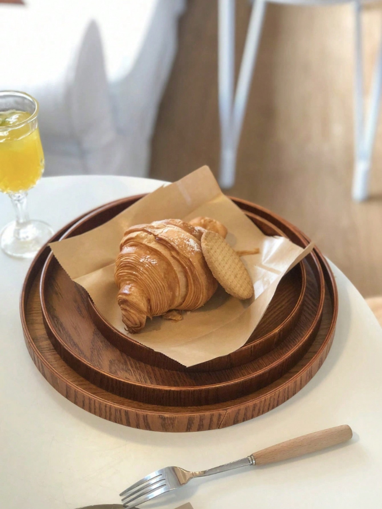 1pc/3pcs Natural Wooden Servin - Wooden Serving Tray 评论和价格