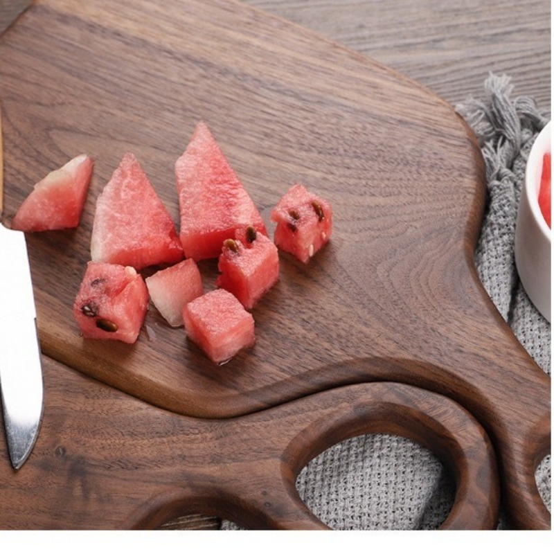 Black Walnut Solid Chopping Bo - Wooden Serving Tray 评论和价格
