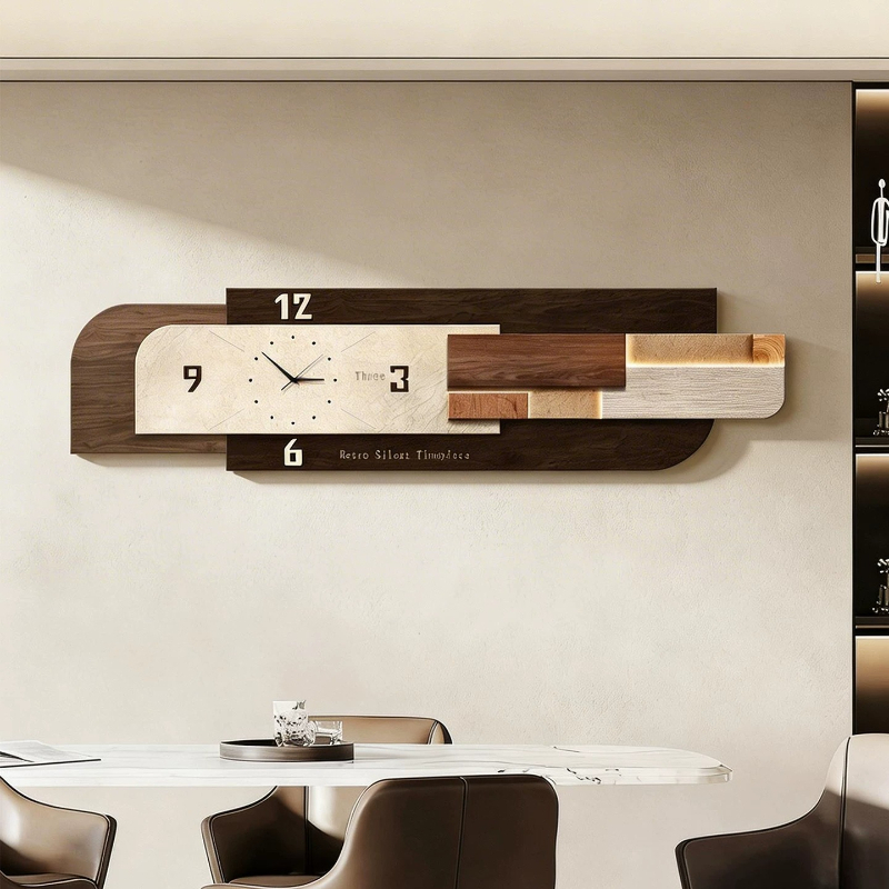 Living Room Luxury Wall Watch  - Luxury Lifestyle Aesthetics 评论和价格