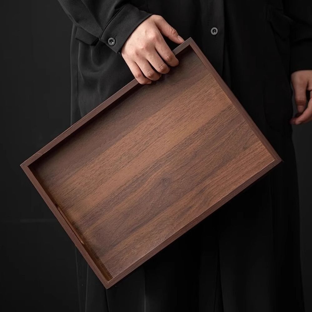Decorate Tray Rectangular Bamb - Wooden Serving Tray 评论和价格