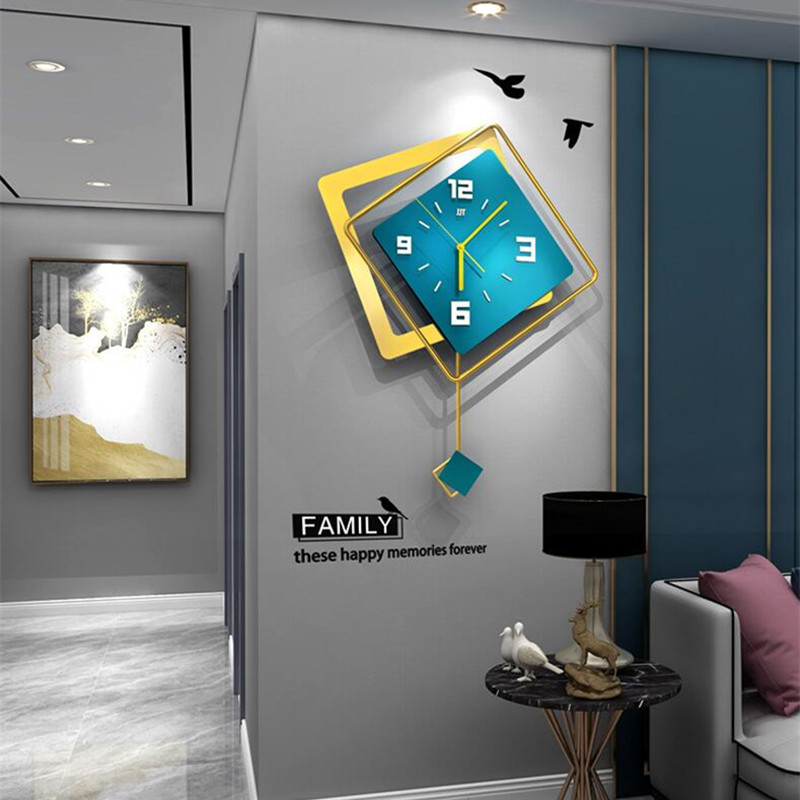 3D Nordic square Swing Wall Cl - Luxury Lifestyle Homes 评论和价格