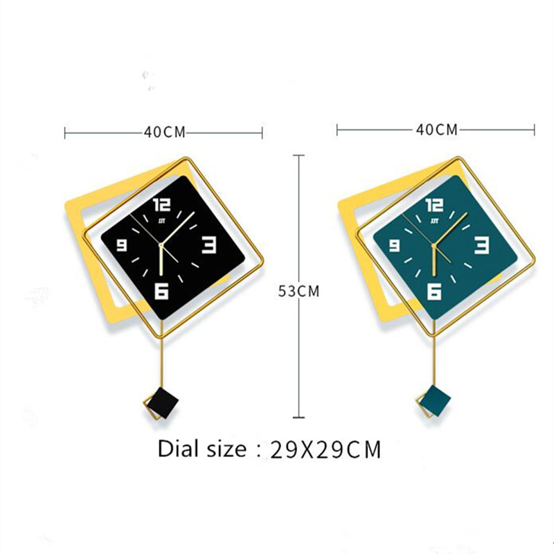 3D Nordic square Swing Wall Cl - Luxury Lifestyle Homes 评论和价格