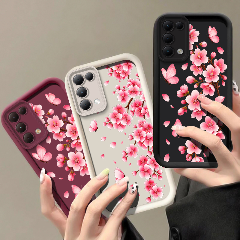 Pink Flower Print Phone Case F - Realme Note 50 评论和价格
