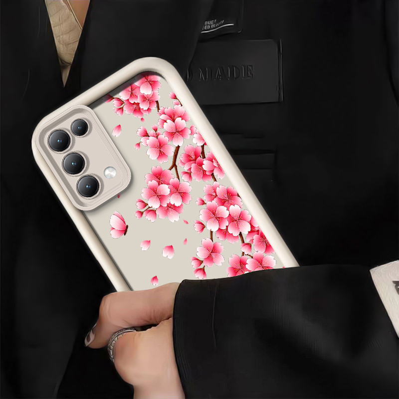 Pink Flower Print Phone Case F - Realme Note 50 评论和价格