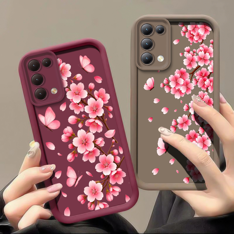 Pink Flower Print Phone Case F - Realme Note 50 评论和价格