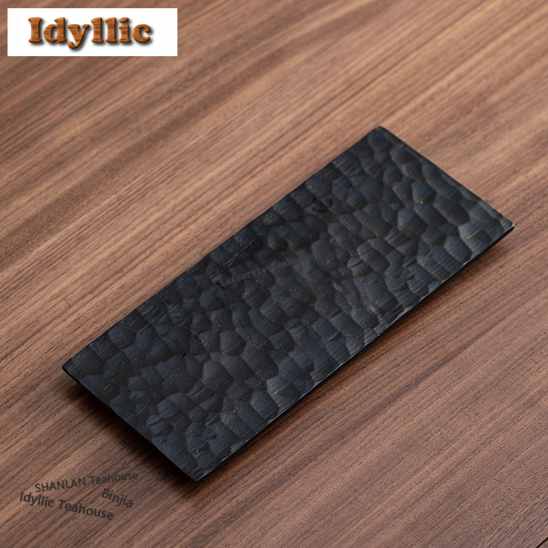 Walnut Wood Carbonized Tea Tra - Wooden Serving Tray 评论和价格